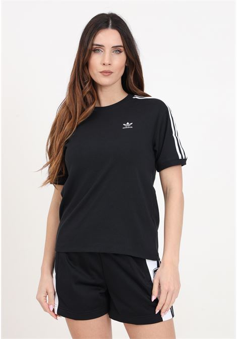 Black 3-stripe women's t-shirt ADIDAS ORIGINALS | IU2420.